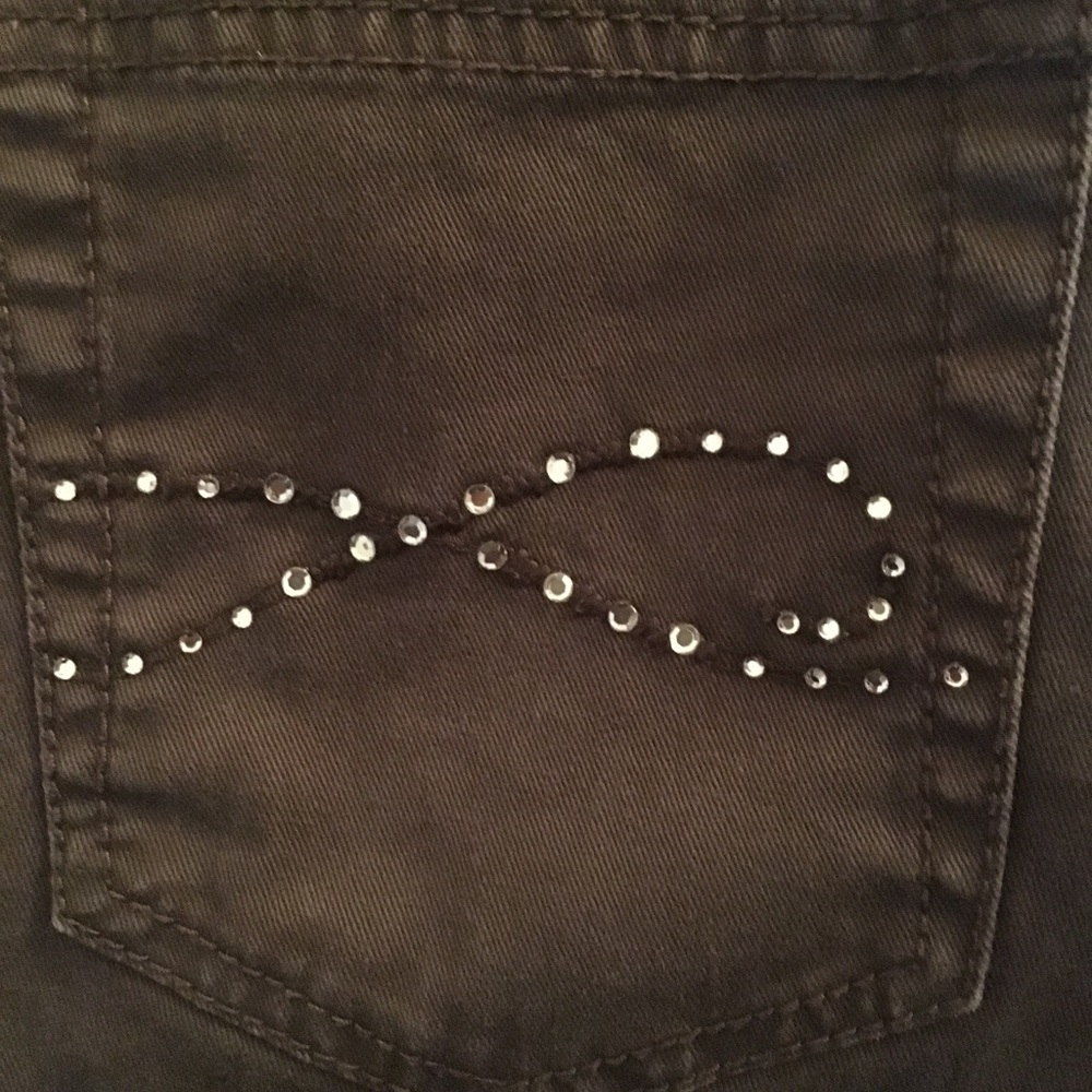 🌹3/$25🌹Chico’s Brown 5 Pocket Pants, size 0.5 - Picture 6 of 7